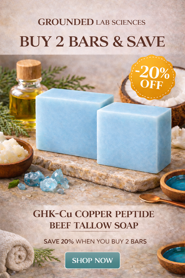 Copper GHKCU Peptide Soap Bar