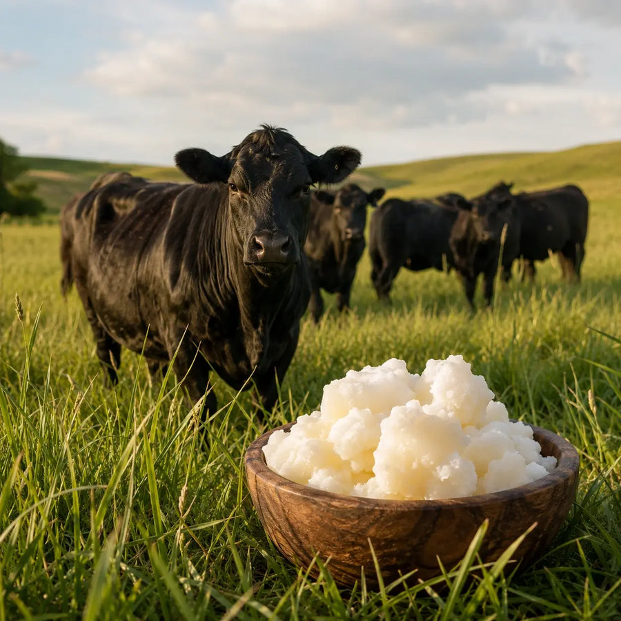 Tallow from Grass-Fed Cows